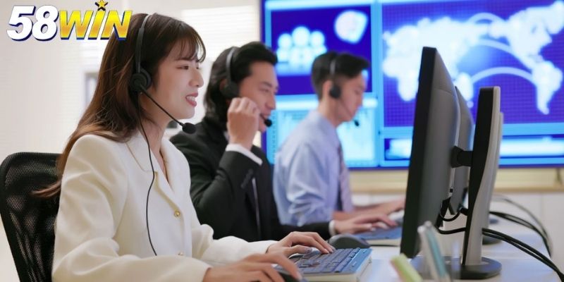 Chăm sóc khách hàng 58WIN hỗ trợ người chơi theo thời gian thực
